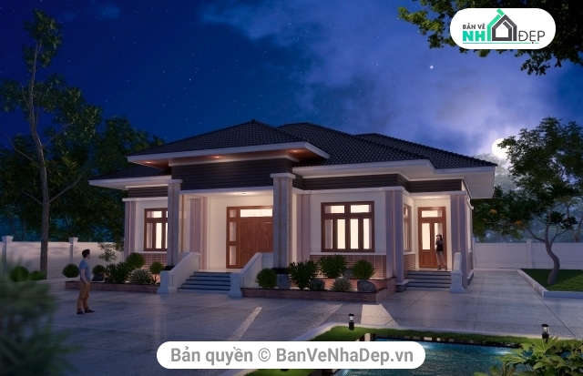 Su biệt thự nhà vườn,file Sketchup Biệt thự,biệt thự nhà vườn,Biệt thự,phối cảnh biệt thự nhà vườn