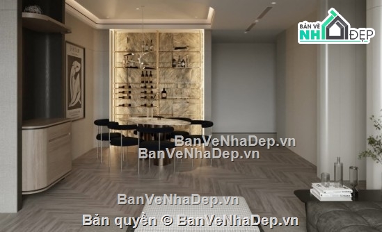 sketchup phòng khách,sketchup phòng khách hiện đại,phòng khách hiện đại,phòng ăn file sketchup