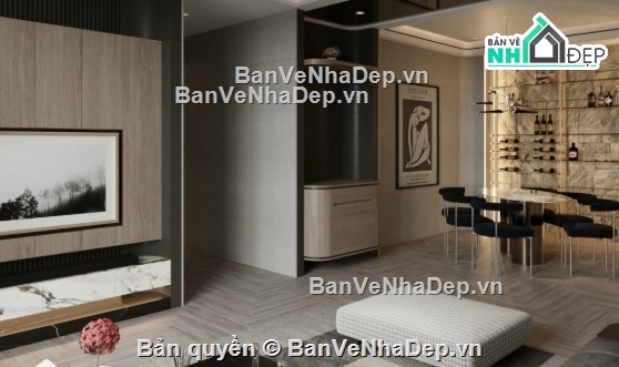 sketchup phòng khách,sketchup phòng khách hiện đại,phòng khách hiện đại,phòng ăn file sketchup