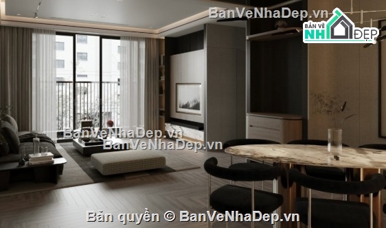 sketchup phòng khách,sketchup phòng khách hiện đại,phòng khách hiện đại,phòng ăn file sketchup
