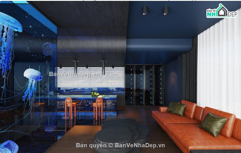 phòng khách đẹp,phòng bếp sketchup,sketchup phòng khách,khách bếp đẹp
