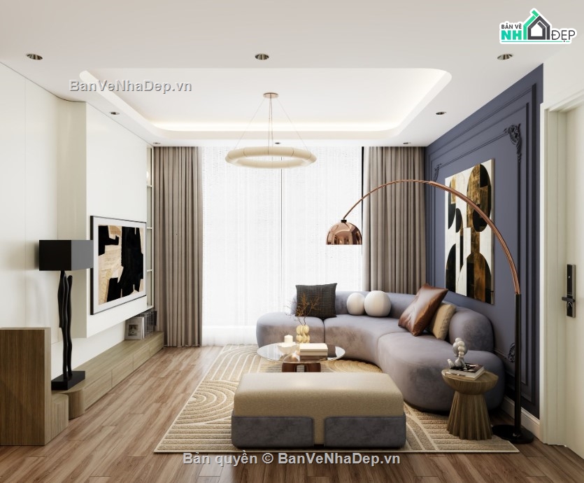 sketchup phòng khách,sketchup phòng khách hiện đại,phòng khách hiện đại,phòng hiện đại