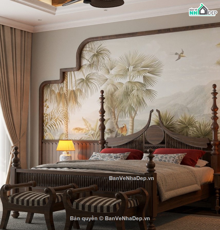 phòng ngủ sketchup,sketchup phòng ngủ đẹp,phòng ngủ sketchup đẹp