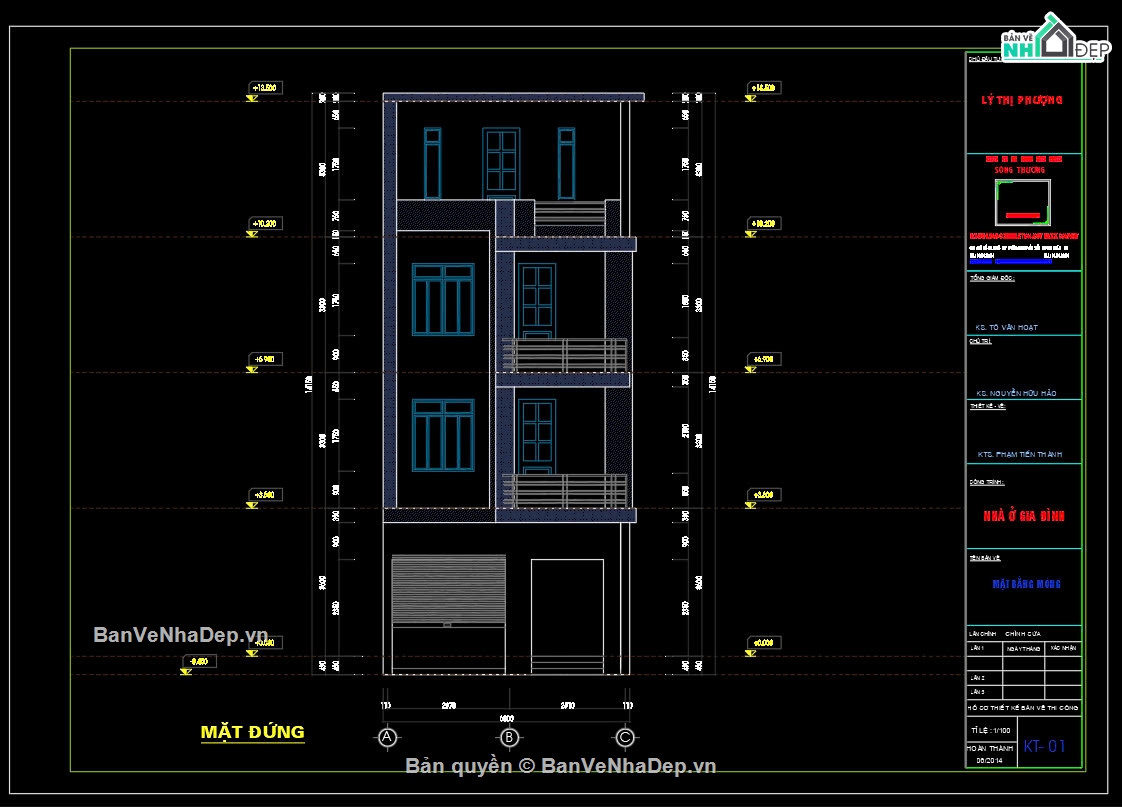 Phương án thiết kế nhà 6x10m,thiết kế nhà 6x10m,Bản vẽ nhà phố 3.5 tầng,Thiết kế nhà phố 4 tầng,NHà phố mặt tiền 6m