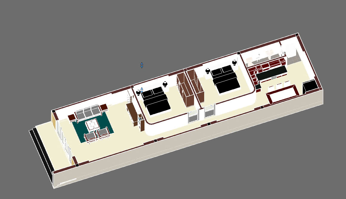 nhà 1 tầng,nhà kích thước 5 x 20m,nhà phố kích thước 5 x 20m