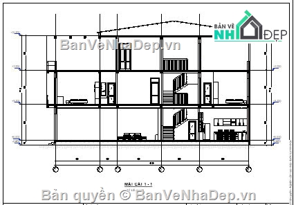 nhà phố 3 tầng,nhà 3 tầng,nhà kích thước 5 x 20m