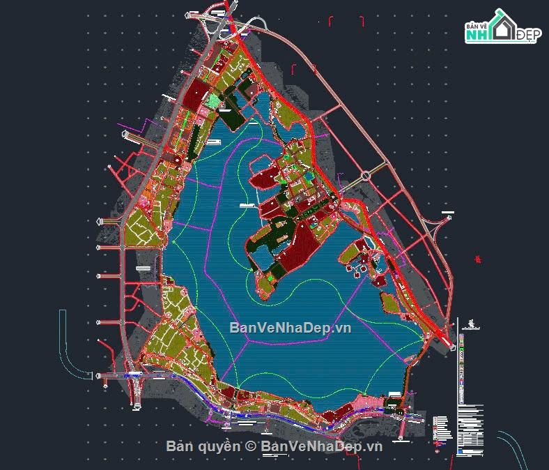 Quy hoạch phân khu Hà Nội,Phân khu A6,Bản vẽ cad quy hoạch Hà Nội