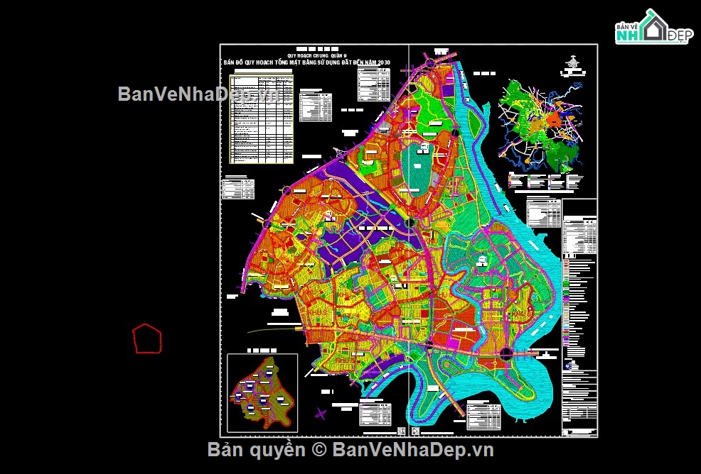 Quận 9,phân khu quận 9,quy hoạch quận 9,bản đồ quy hoạch quận 9