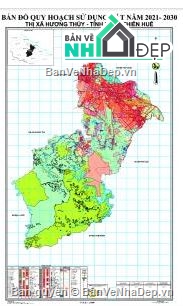 Quy Hoạch Chung,Quy Hoạch Sử Dụng Đất Đến Năm 2030,TX Hương Thuỷ,Thừa Thiên Huế