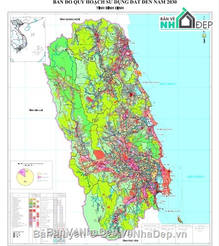 sử dụng đất,Quy hoạch sử dụng đất 2030,sử dụng đất Hoài Ân Bình Định
