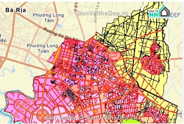 sử dụng đất,sử dụng đất huyện Long Điền,quy hoạch sử dụng đất