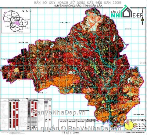 Quy hoạch sử dụng đất 2030,sử dụng đất Krong Pắk,Krong Pắk tỉnh ĐẮK NÔNG