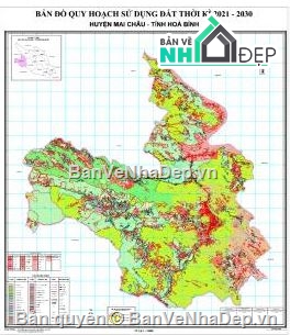 sử dụng đất,Quy hoạch sử dụng đất 2030,sử dụng đất Mai Châu
