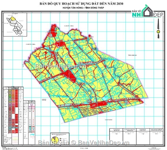 Quy hoạch sử dụng đất 2030,sử dụng đất,sử dụng đất Tân Hồng Đồng Tháp