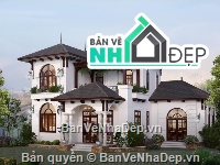 revit biệt thự 2 tầng,file revit biệt thự 2 tầng,bản vẽ revit biệt thự 2 tầng,Biệt thự 2 tầng 13.865x14.83m