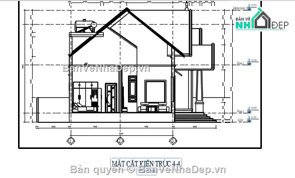 revit nhà cấp 4,nhà cấp 4 file revit,nhà cấp 4