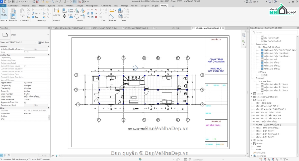 Nhà phố,Nhà phố hiện đại,revit nhà phố