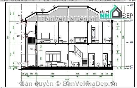 nhà phố 2 tầng,revit nhà phố 2 tầng,file revit nhà phố 2 tầng