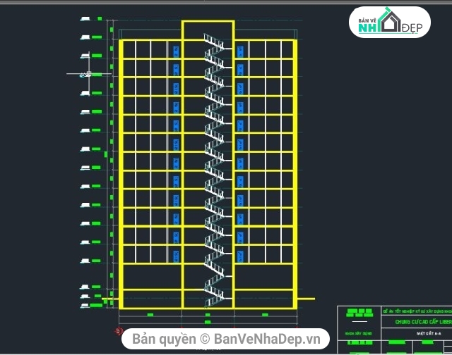 đồ án chung cư,chung cư cao cấp,Liberty,Đồ án chung cư cao cấp Liberty,chung cư cao cấp Liberty,chung cư 28.5x48m