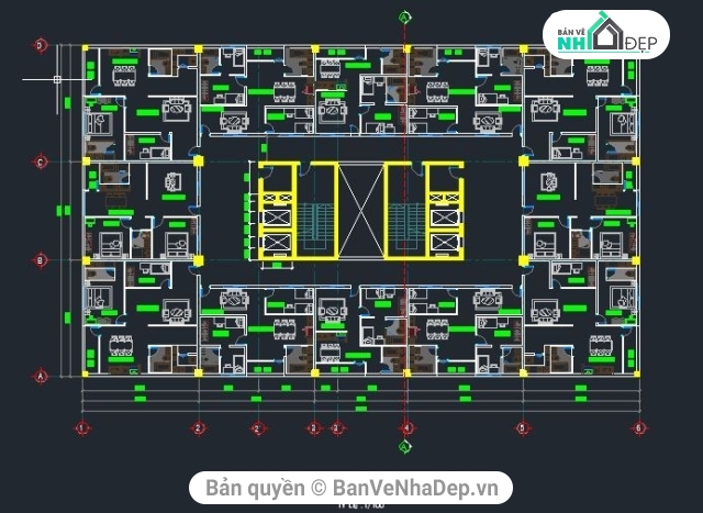 đồ án chung cư,chung cư cao cấp,Liberty,Đồ án chung cư cao cấp Liberty,chung cư cao cấp Liberty,chung cư 28.5x48m