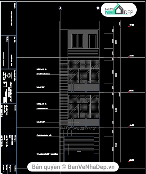bản vẽ mẫu nhà lệch tầng,mẫu nhà văn hóa 8x9.4m,nhà kích thước 6x12.4m,nhà kích thước 3.5x11m,bản vẽ nhà 3.7x8m