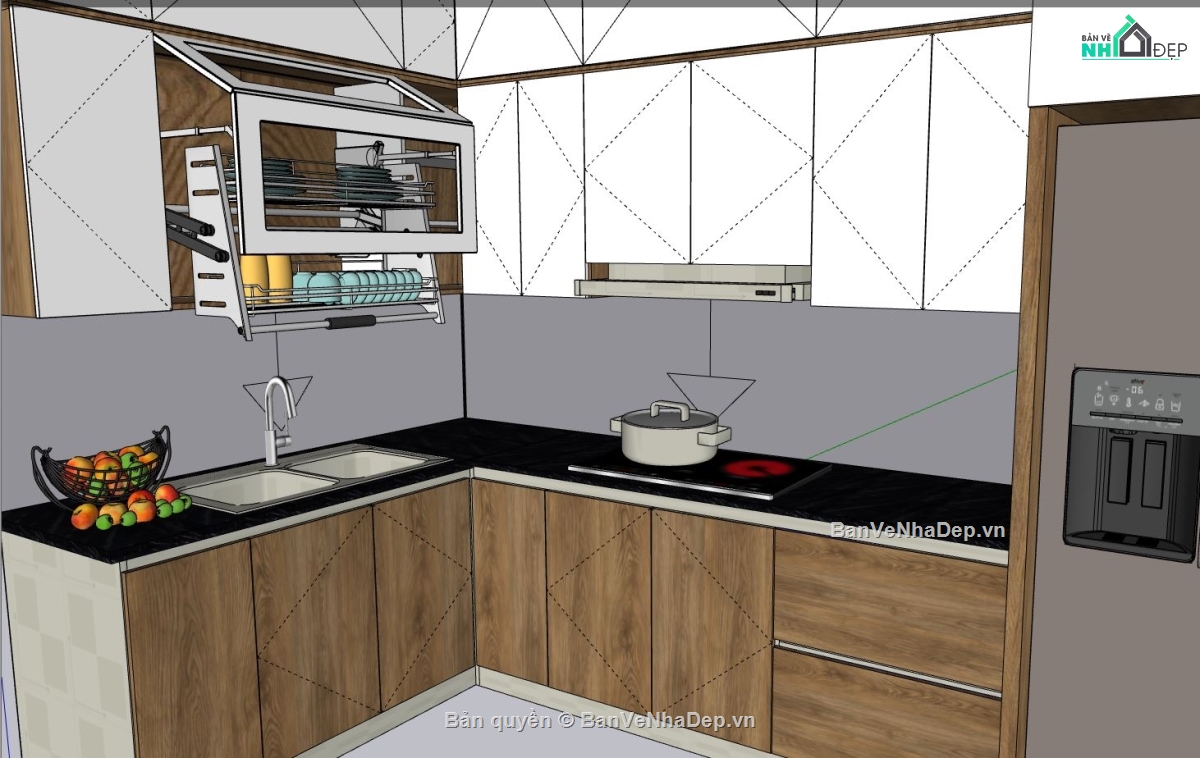 phòng bếp,nội thất phòng bếp,nội thất đẹp