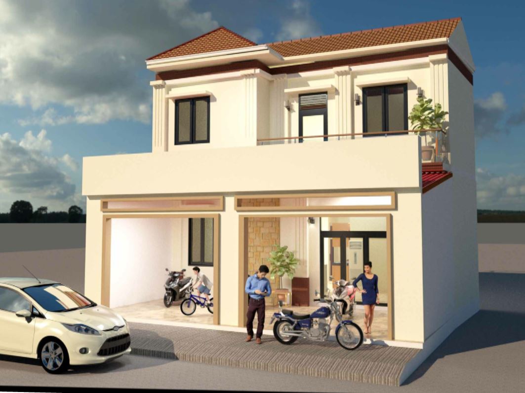 Biệt thự 2 tầng,Model su biệt thự 2 tầng,biệt thự 2 tầng file su