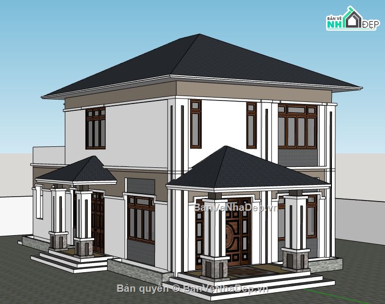 biệt thự hiện đại,mẫu biệt thự 2 tầng,mẫu biệt thự 3 tầng