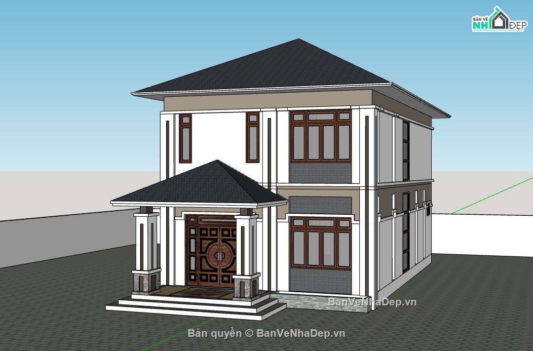 biệt thự hiện đại,mẫu biệt thự 2 tầng,mẫu biệt thự 3 tầng