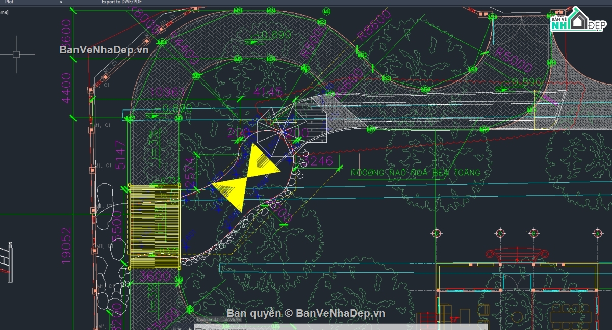 File cad hồ cá koi,HO CA KOI,SAN VUON,CANH QUAN,HO CA