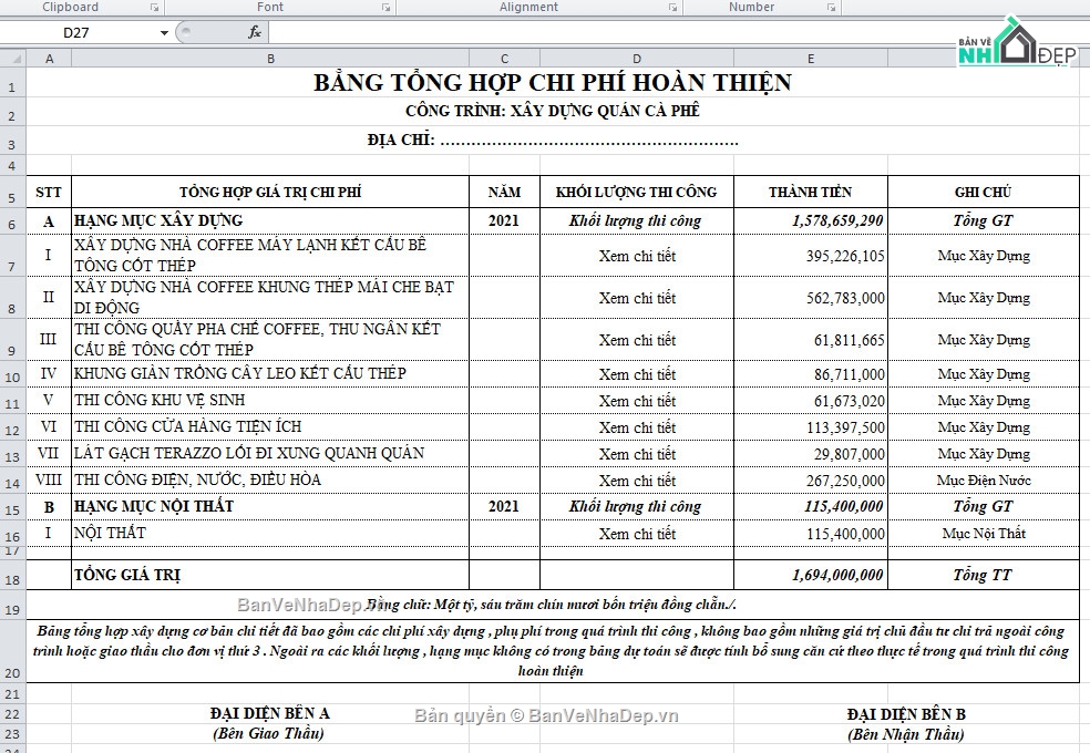 dự toán quán cà phê,quán cà phê sketchup,Mẫu quán cà phê,sketchup quán cafe,quán cafe 13x13.8m,model su quán cafe