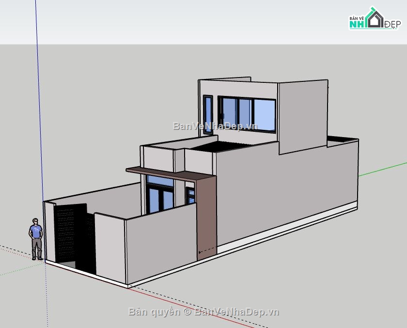 Nhà phố 2 tầng,Nhà 2 tầng,Nhà 2 tầng đẹp