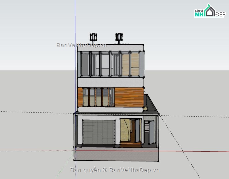 Nhà phố 2 tầng,Nhà 2 tầng đẹp,model su nhà phố 2 tầng