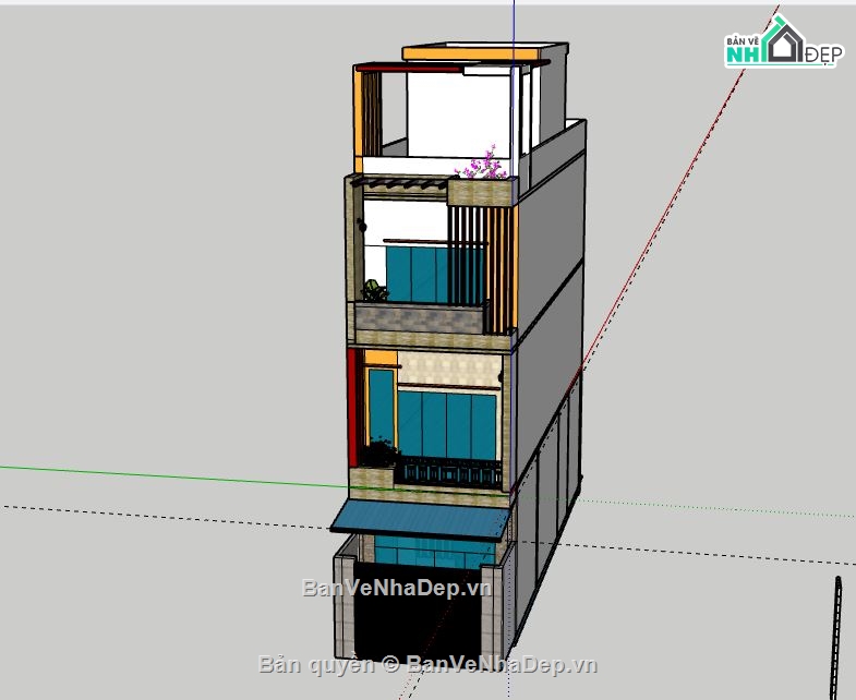 Nhà phố 4 tầng,Nhà phố,Nhà 4 tầng đẹp