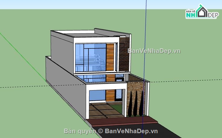 Nhà phố 2 tầng,Nhà 2 tầng đẹp,file su nhà phố 2 tầng