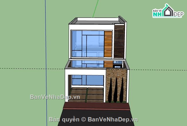 Nhà phố 2 tầng,Nhà 2 tầng đẹp,file su nhà phố 2 tầng