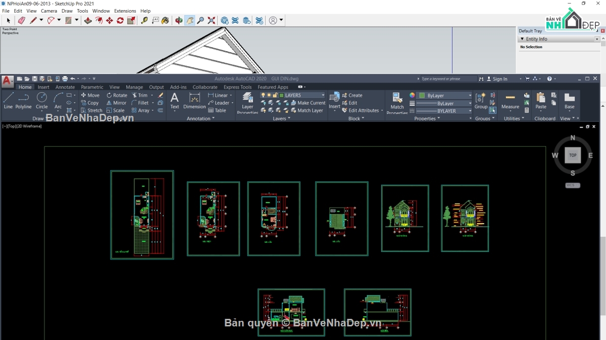 model su nhà phố 2 tầng,sketchup nhà phố 2 tầng,file sketchup nhà phố 2 tầng,nhà phố 2 tầng