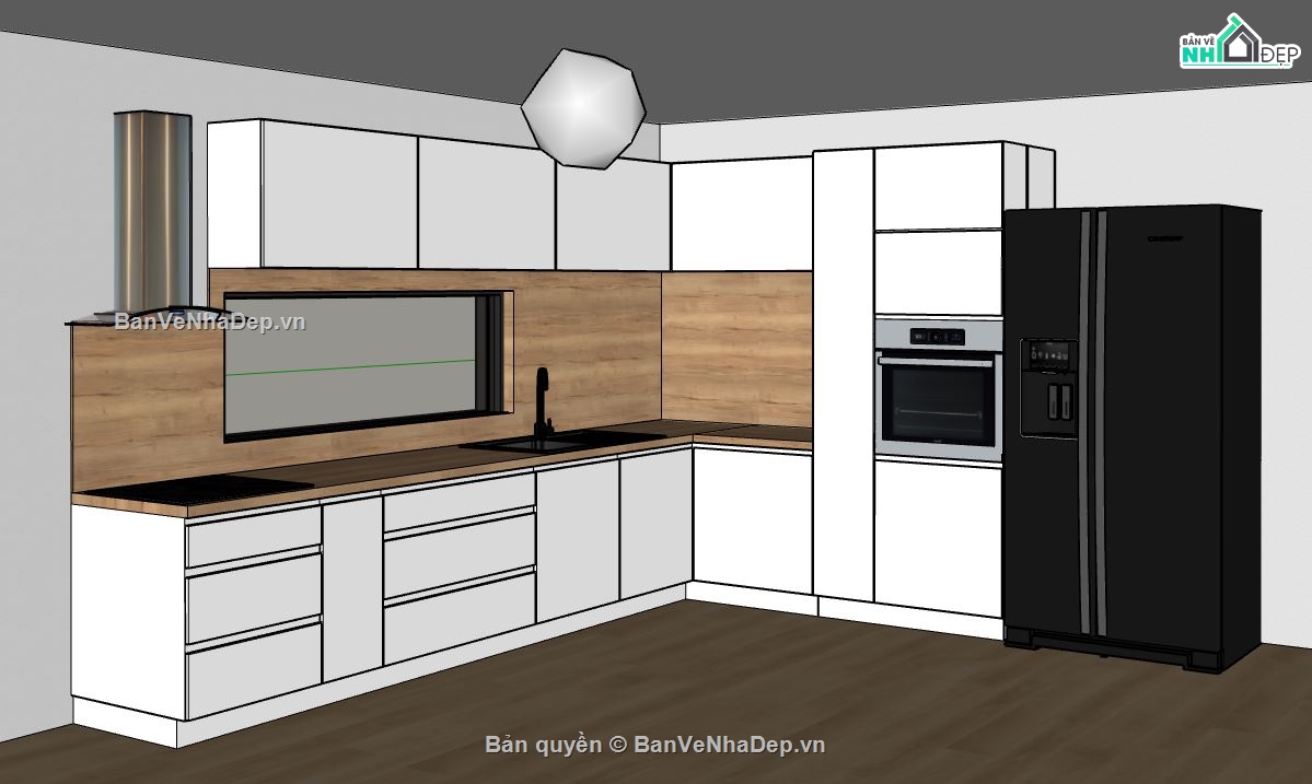 thiết kế phòng bếp,su phòng bếp,model su phòng bếp
