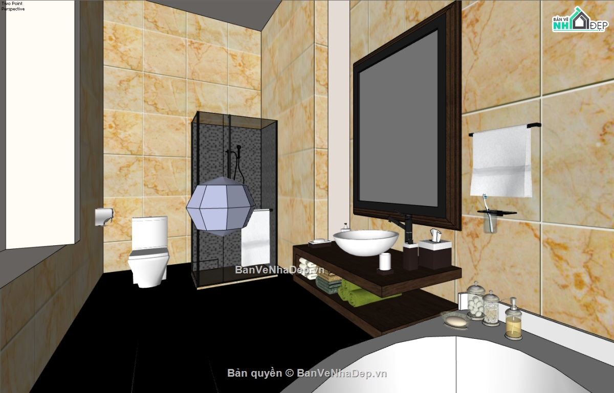 file sketchup nhà wc,phối cảnh 3d nhà vệ sinh,model su nhà vệ sinh,file su nhà vệ sinh,model nhà vệ sinh