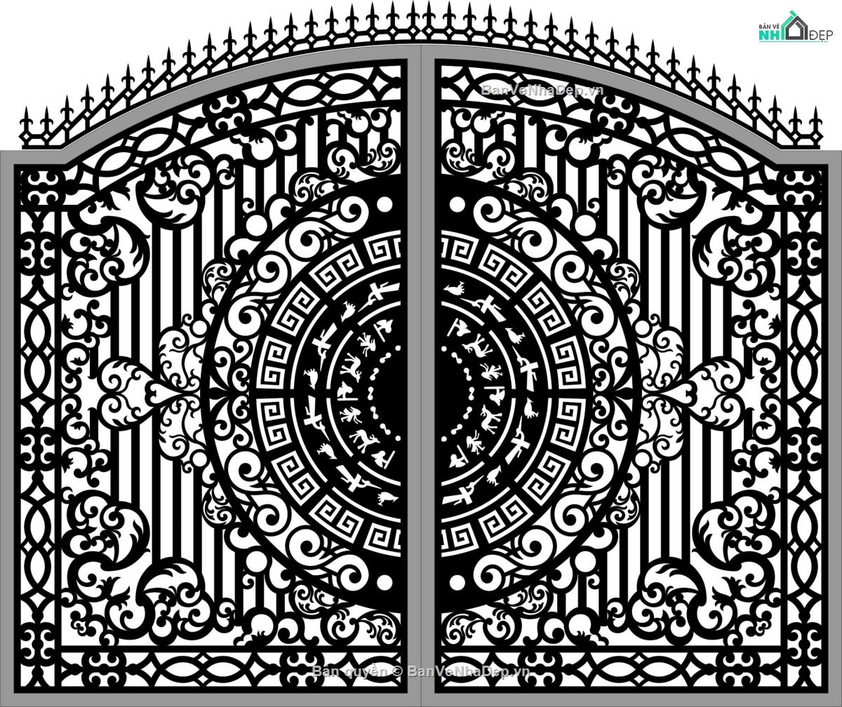 file cnc cổng 2 cánh,file cnc trống đồng,trống đồng,file cổng cnc