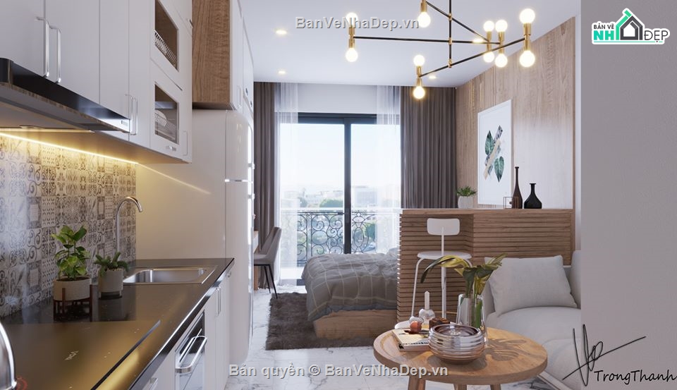 file sketchup căn hộ chung cư,file sketchup căn hộ,model su căn hộ,model sketchup căn hộ