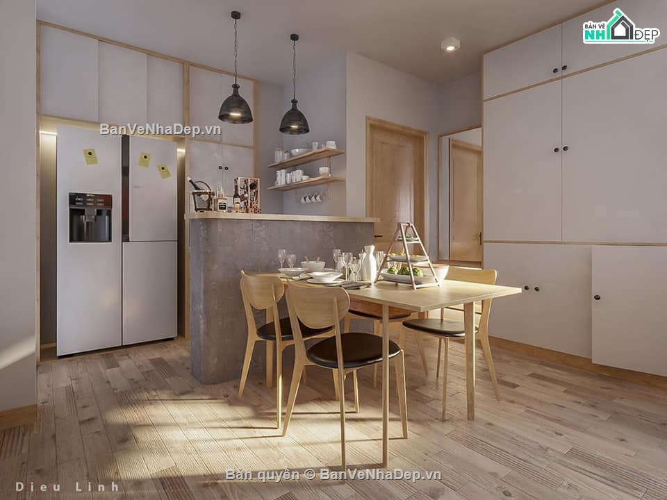 chung cư mini,model su căn hộ,file sketchup căn hộ chung cư,nội thất căn hộ sketchup