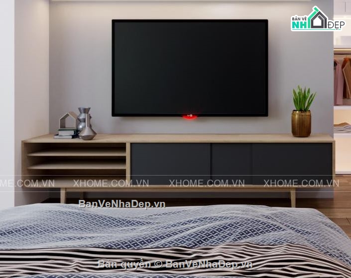 3d sketchup phòng ngủ,3d phòng ngủ,mẫu phòng ngủ,file su phòng ngủ