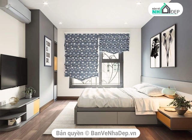 nhà 3 phòng ngủ,3DMAX Phòng ngủ,Model phòng ngủ,3dmax nhòng ngủ chung cư,nội thất chung cư,An bình City