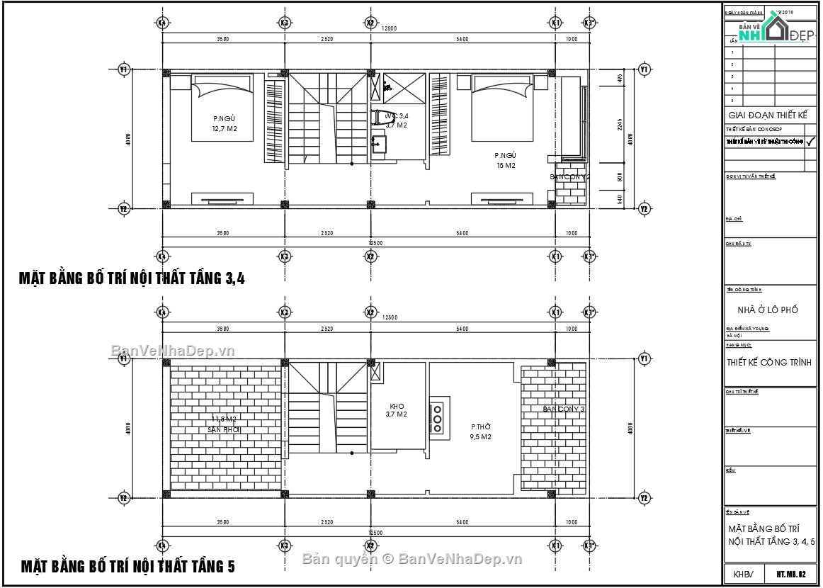 nhà phố 5 tầng,bản vẽ nhà phố 5 tầng,nhà phố 5 tầng tân cổ điển,nhà phố 5 tầng file cad,file cad nhà phố 5 tầng