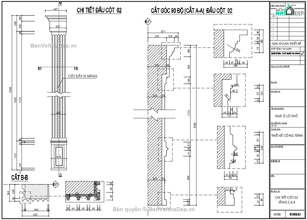 nhà phố 5 tầng,bản vẽ nhà phố 5 tầng,nhà phố 5 tầng tân cổ điển,nhà phố 5 tầng file cad,file cad nhà phố 5 tầng
