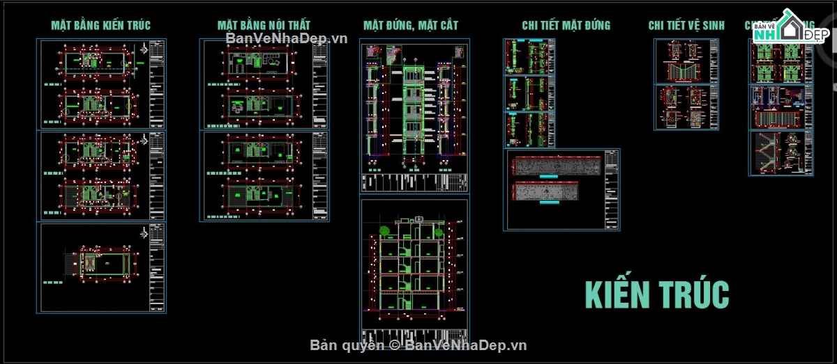 nhà phố 5 tầng,bản vẽ nhà phố 5 tầng,nhà phố 5 tầng tân cổ điển,nhà phố 5 tầng file cad,file cad nhà phố 5 tầng