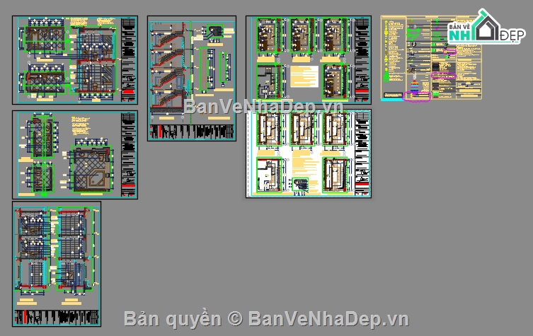 kiến trúc 3 tầng,dinh thự 3 tầng,biệt thự 3 tầng,bản vẽ dinh thự 3 tầng