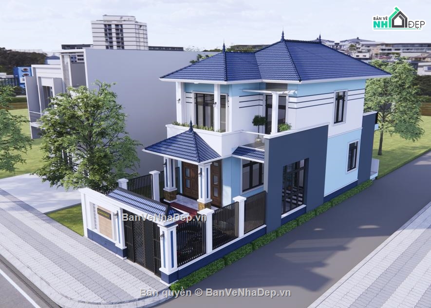 biệt thự,Thiết kế biệt thự villa,Thiết kế Revit biệt thự,thiết kế biệt thự,biệt thự 2 tầng