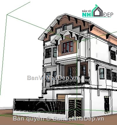 biệt thự 4 tầng,revit biệt thự 4 tầng,file revit biệt thự 4 tầng,biệt thự 4 tầng file revit